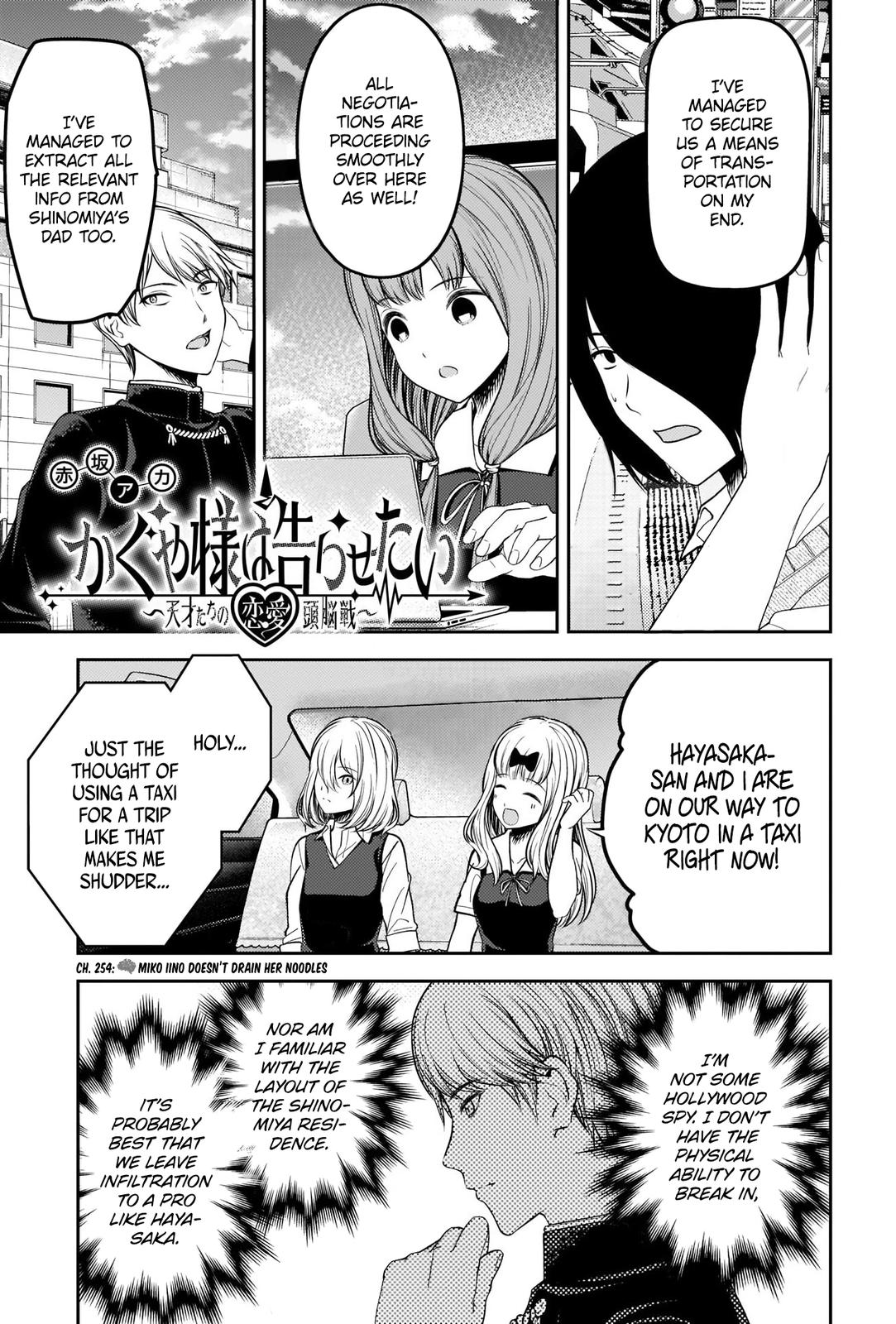 Kaguya-sama - Love Is War Chap 254 - Next Chap 255