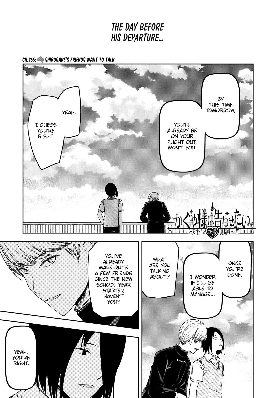 Kaguya-sama - Love Is War Chap 265 - Next Chap 266