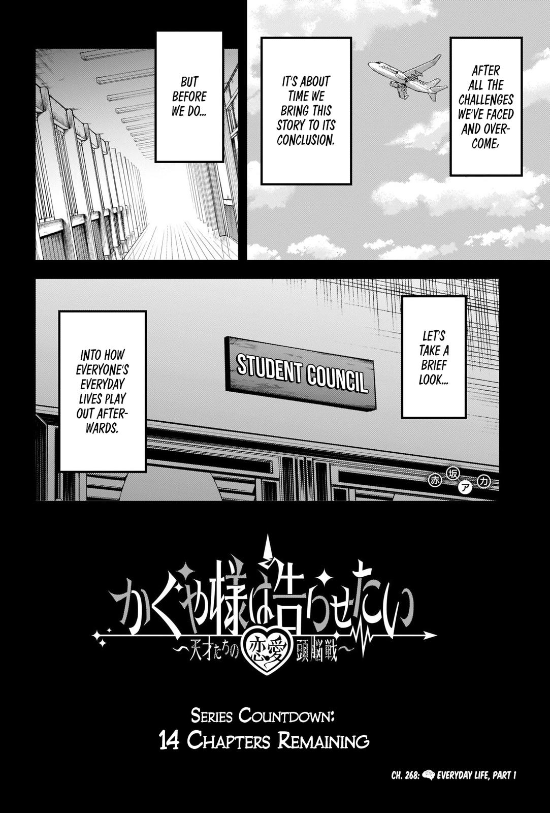 Kaguya-sama - Love Is War Chap 268 - Next Chap 269