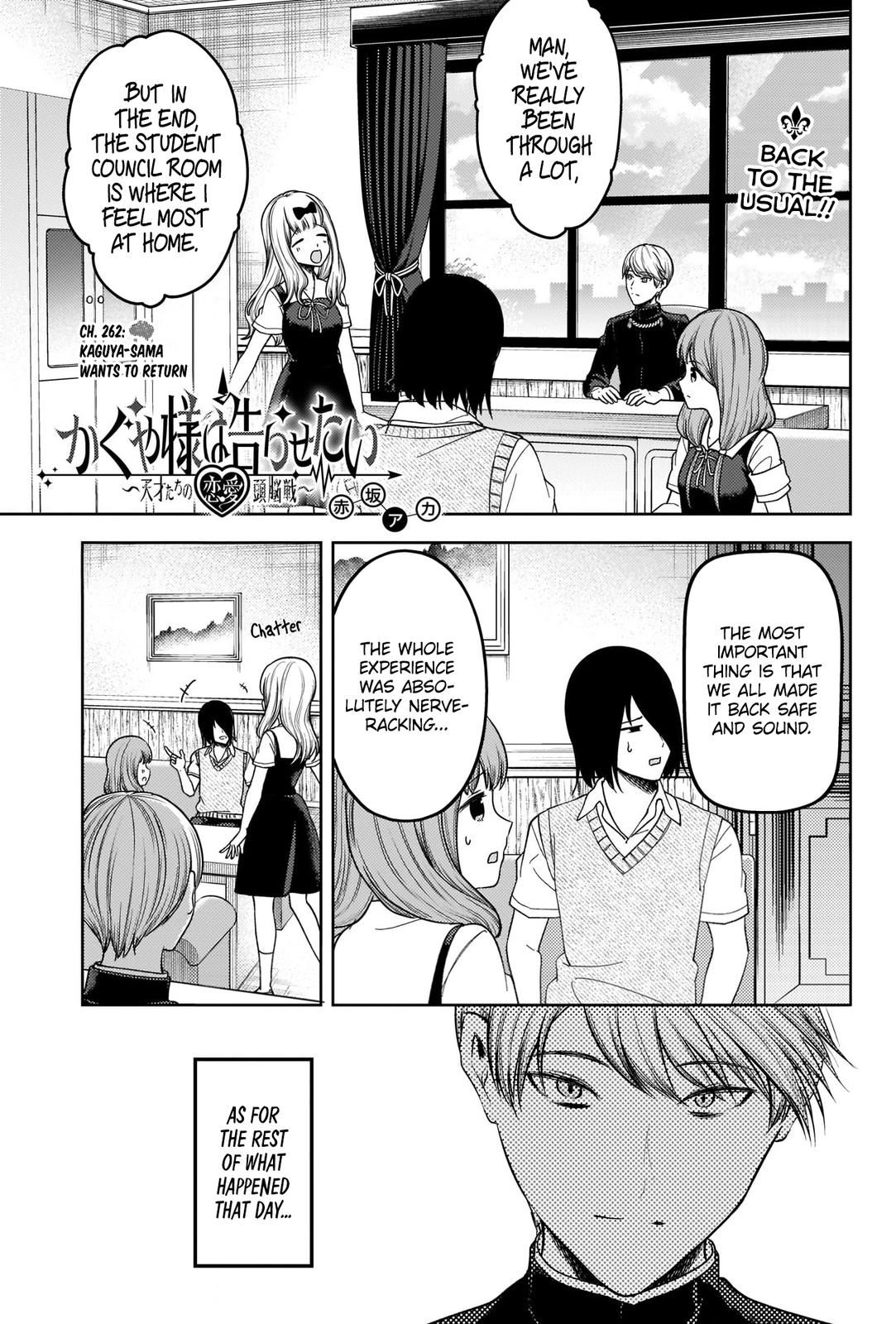 Kaguya-sama - Love Is War Chap 262 - Next Chap 263
