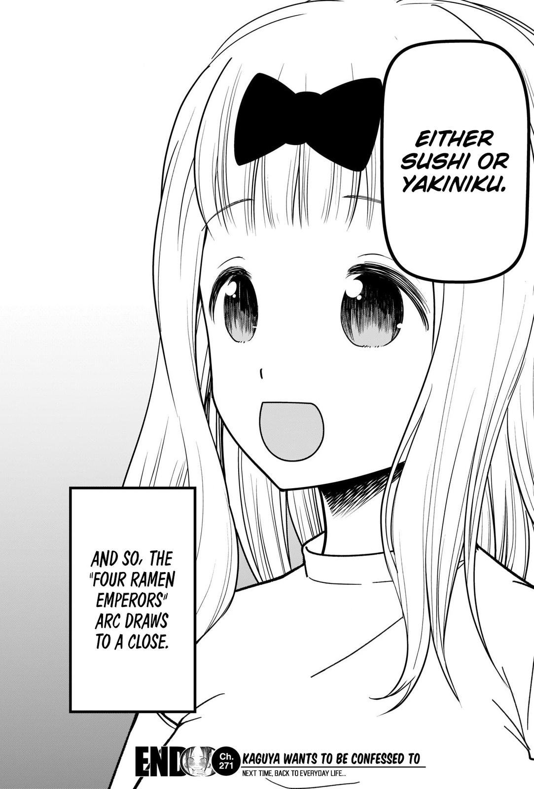 Kaguya-sama - Love Is War Chap 271 - Next Chap 272