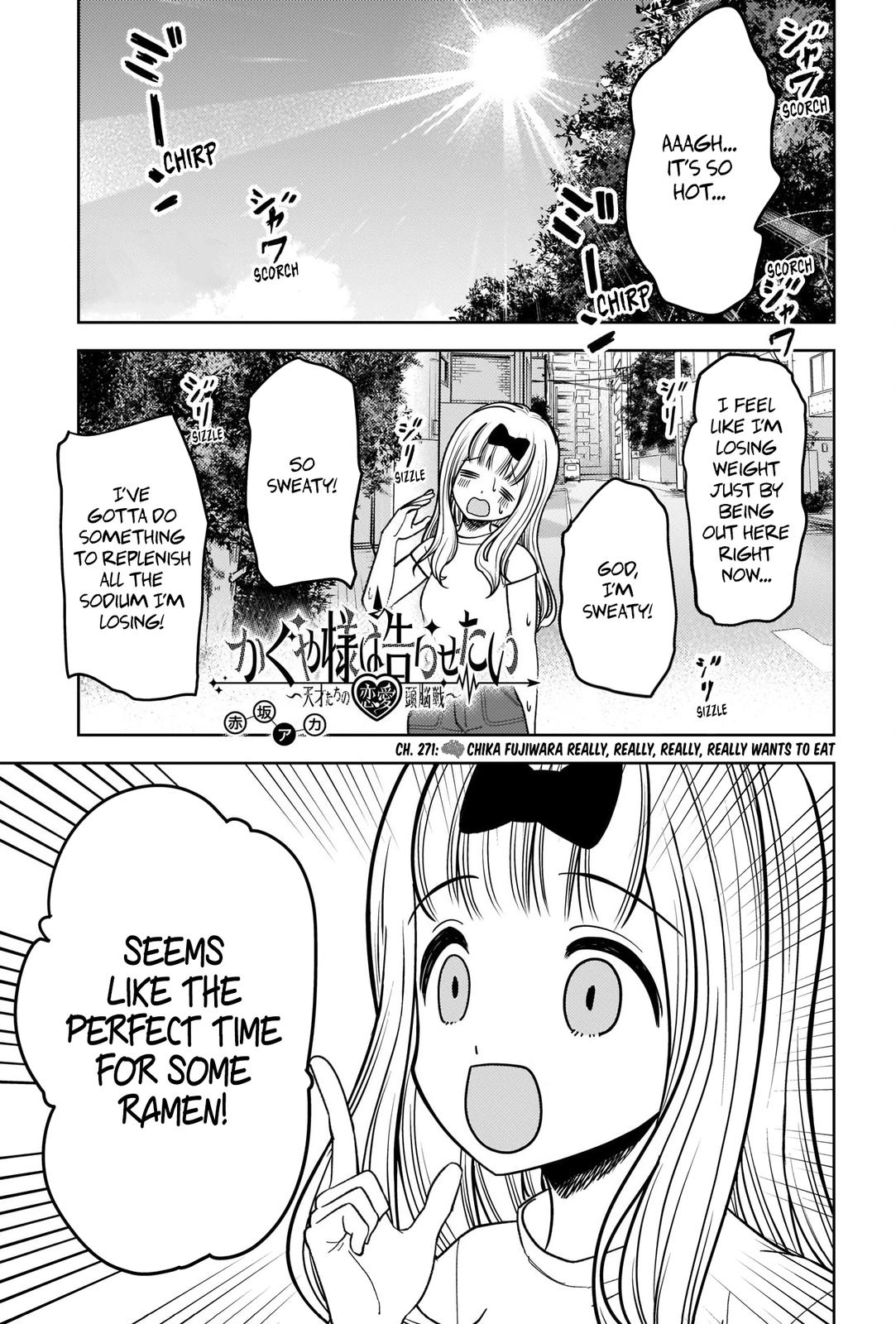 Kaguya-sama - Love Is War Chap 271 - Next Chap 272