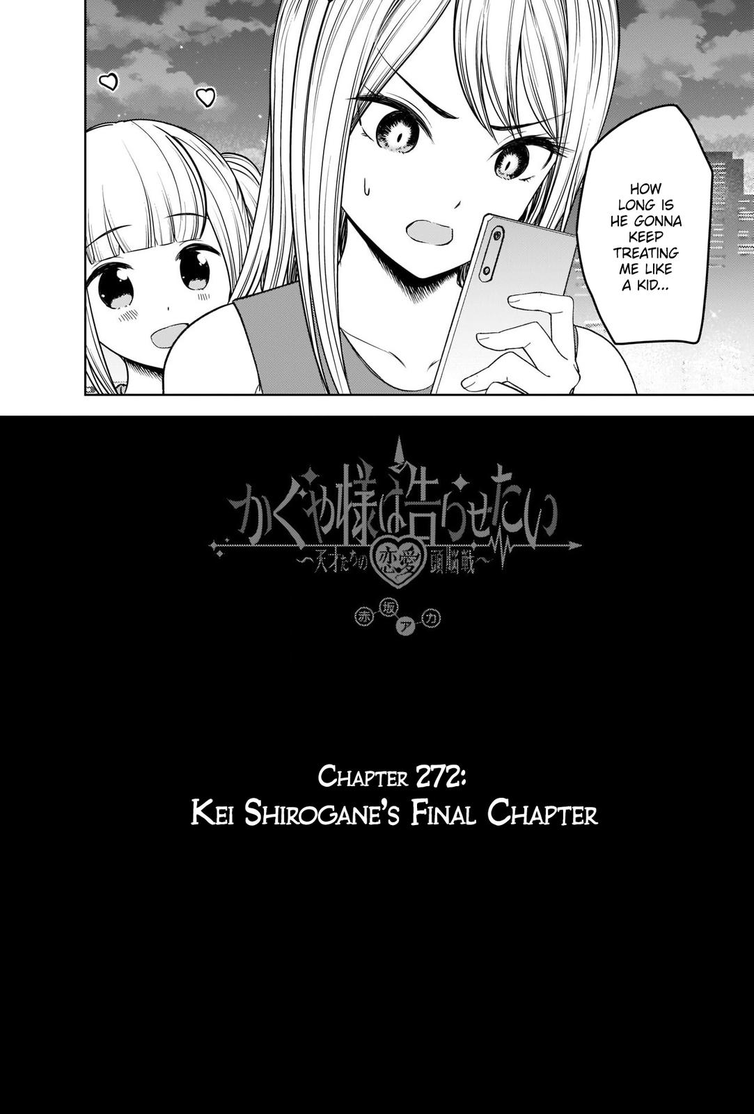 Kaguya-sama - Love Is War Chap 272 - Next Chap 273