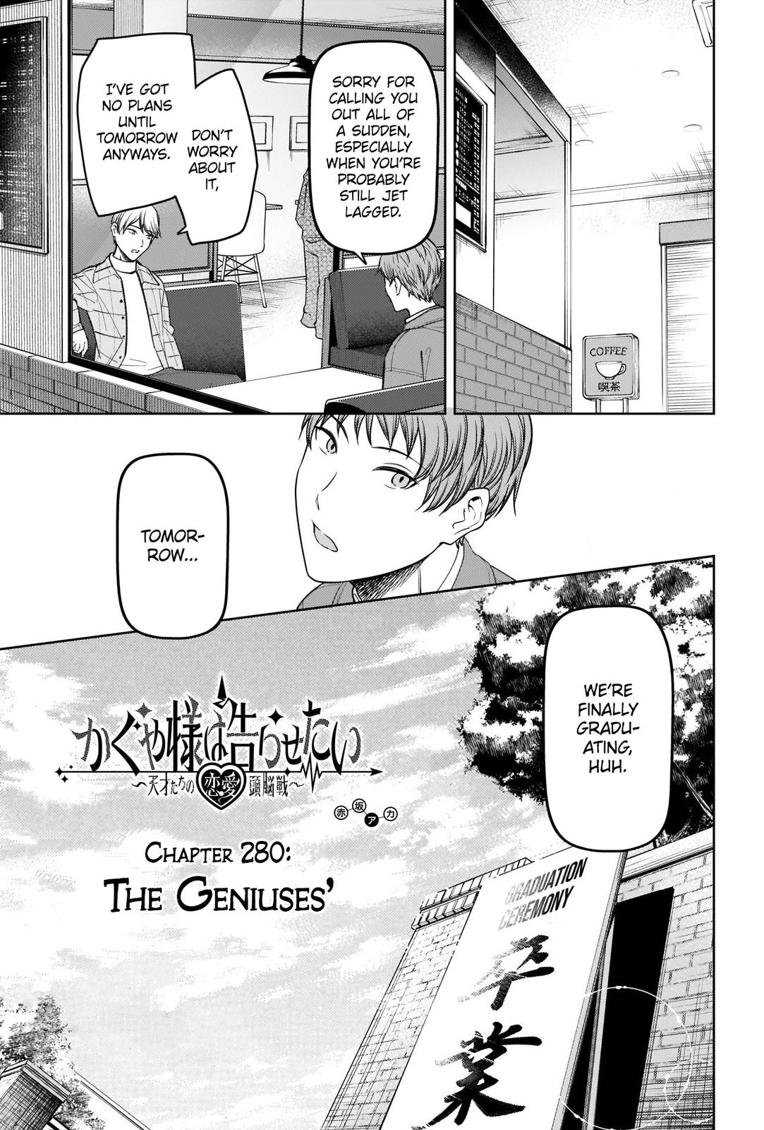 Kaguya-sama - Love Is War Chap 280 - Next Chap 281