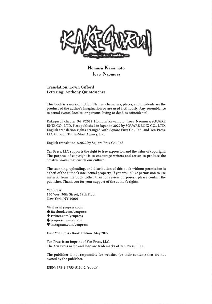 Kakegurui Chap 94 - Next Chap 95