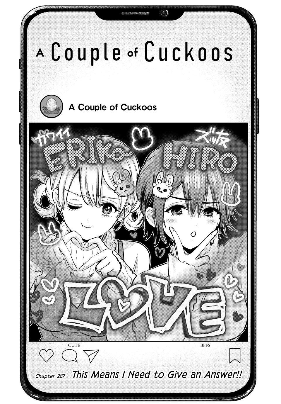Kakkou no Iinazuke Chap 287 - Next Chap 288