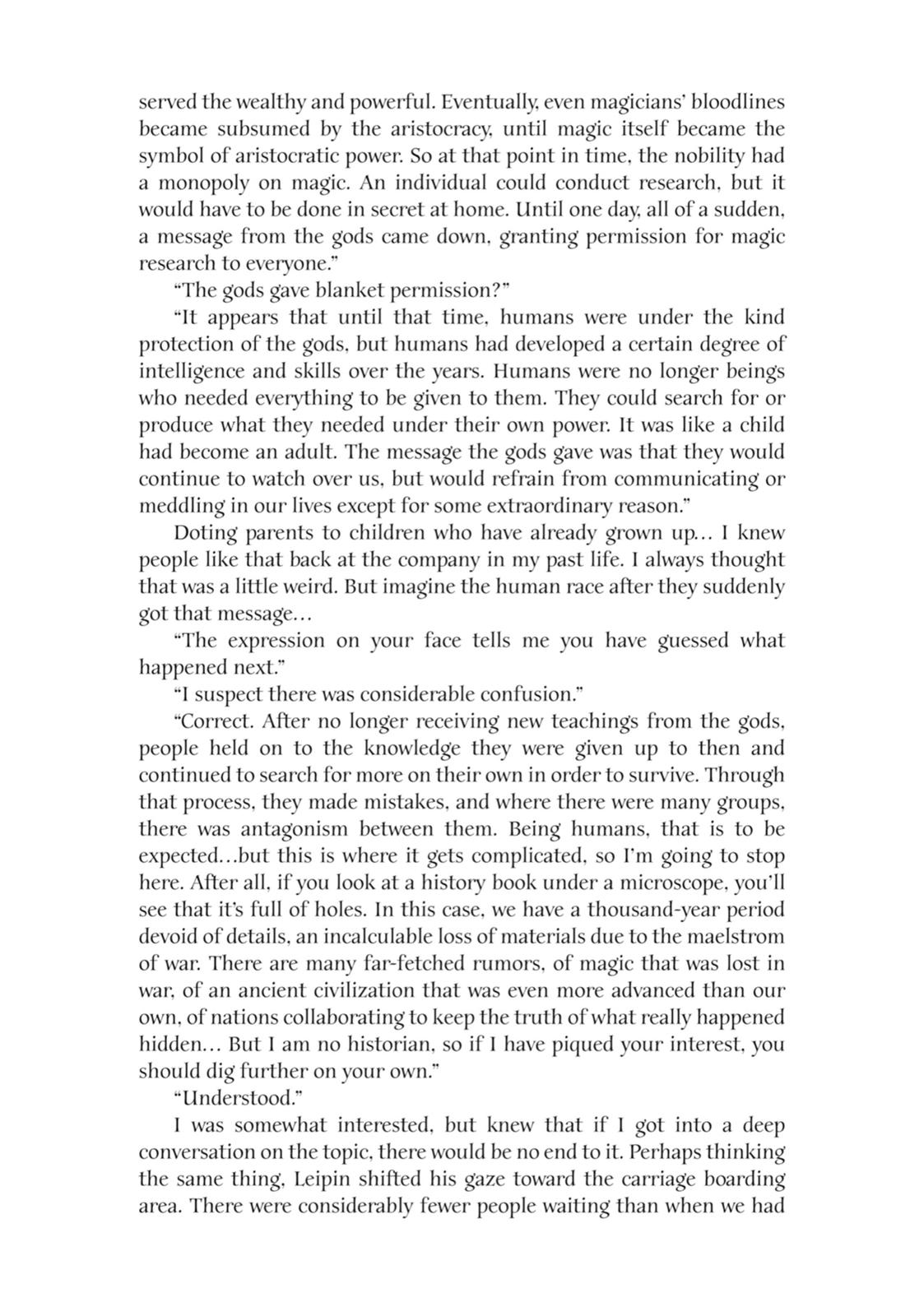 Kami-tachi ni Hirowareta Otoko Chap 26.5 - Next Chap 27.5