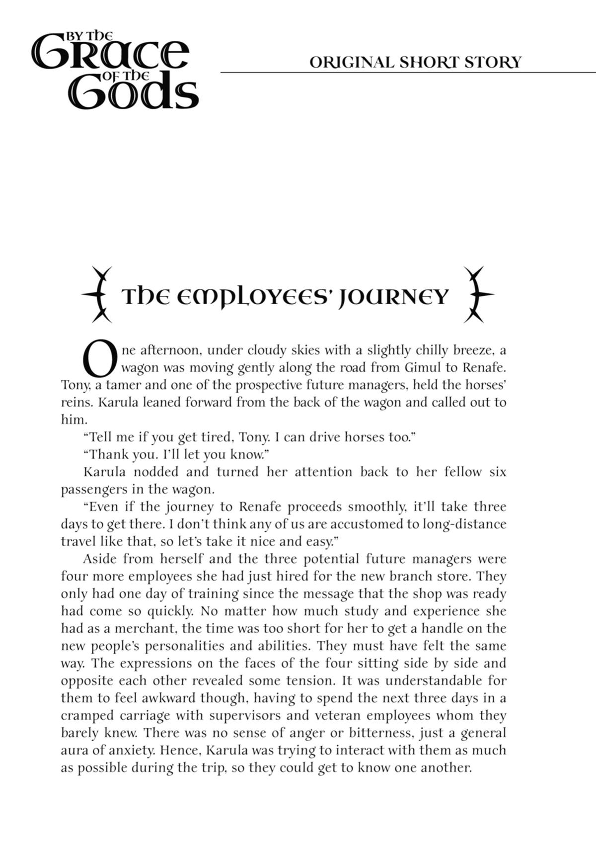 Kami-tachi ni Hirowareta Otoko Chap 48.5 - Next Chap 49.5