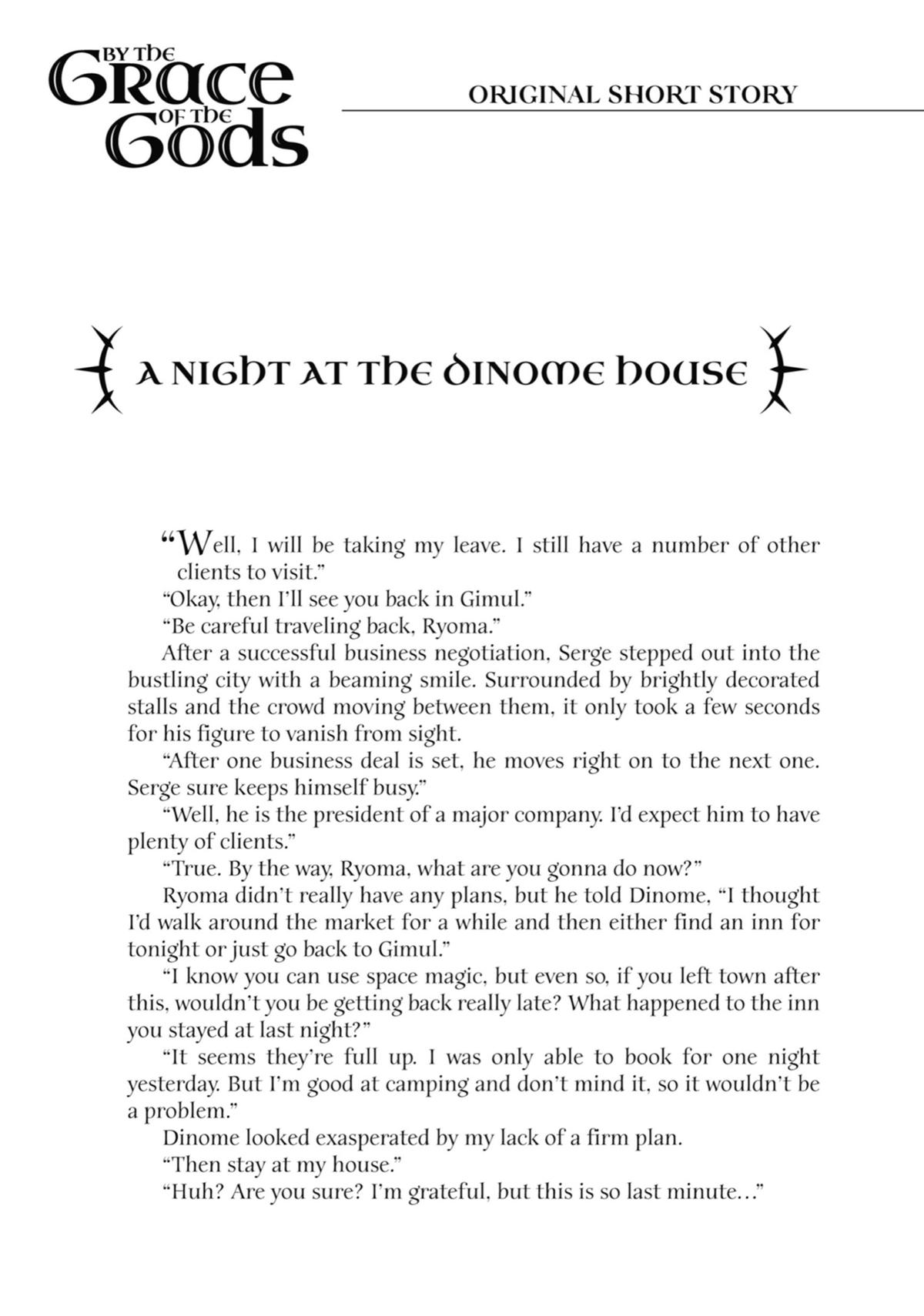 Kami-tachi ni Hirowareta Otoko Chap 53.5 - Next Chap 54.5