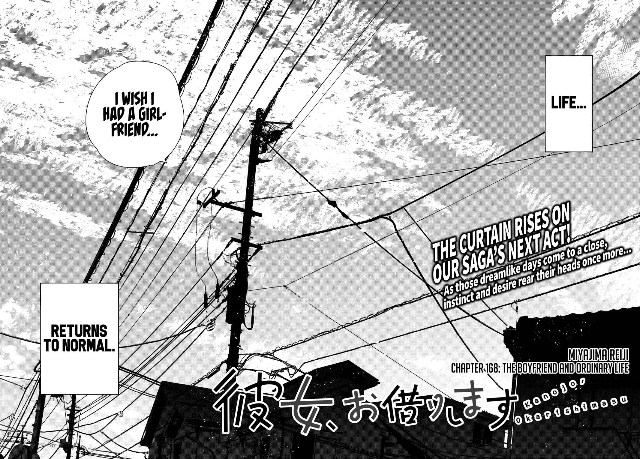 Rent-A-Girlfriend Chap 168 - Next Chap 169