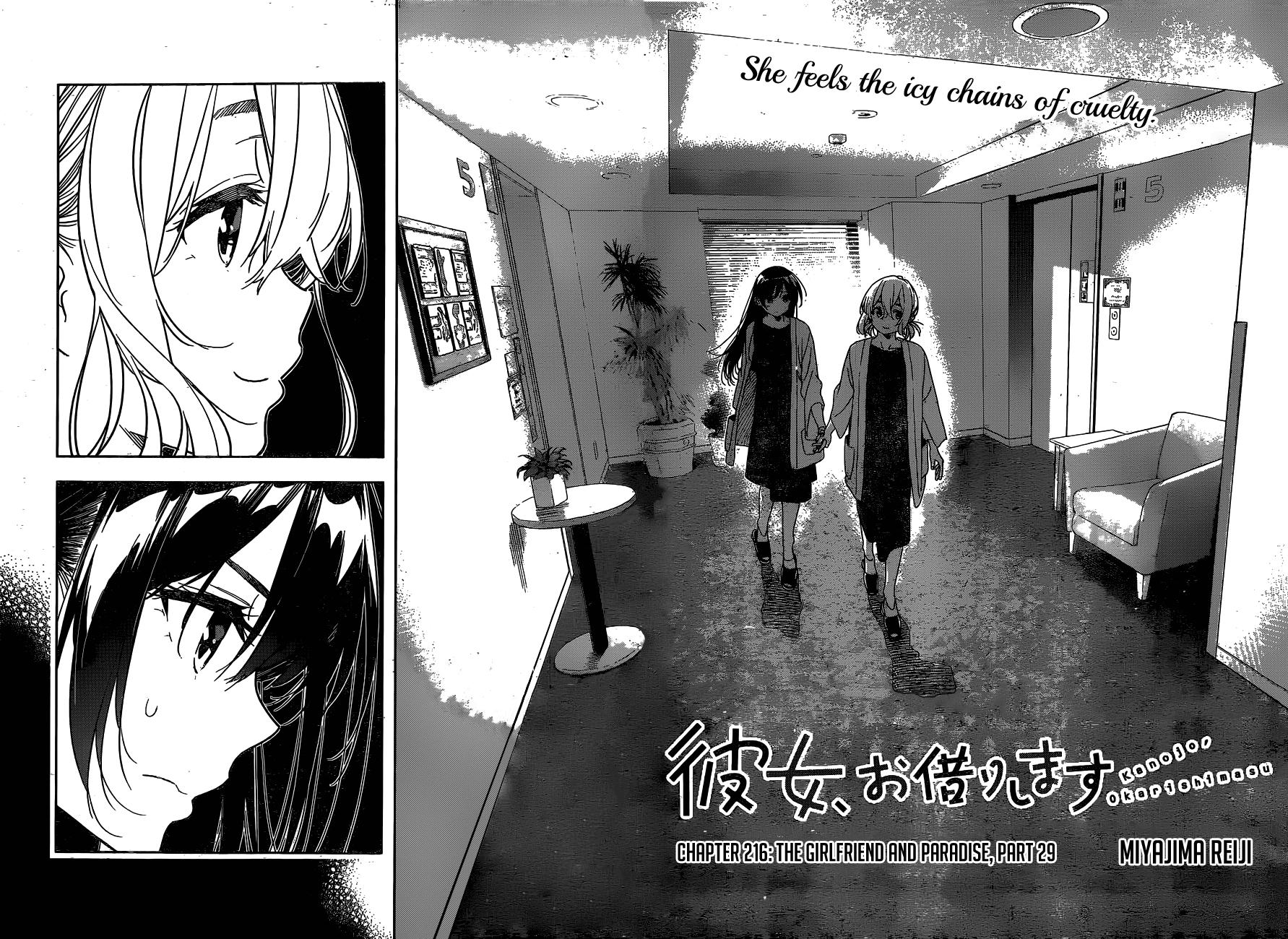 Rent-A-Girlfriend Chap 216 - Next Chap 217