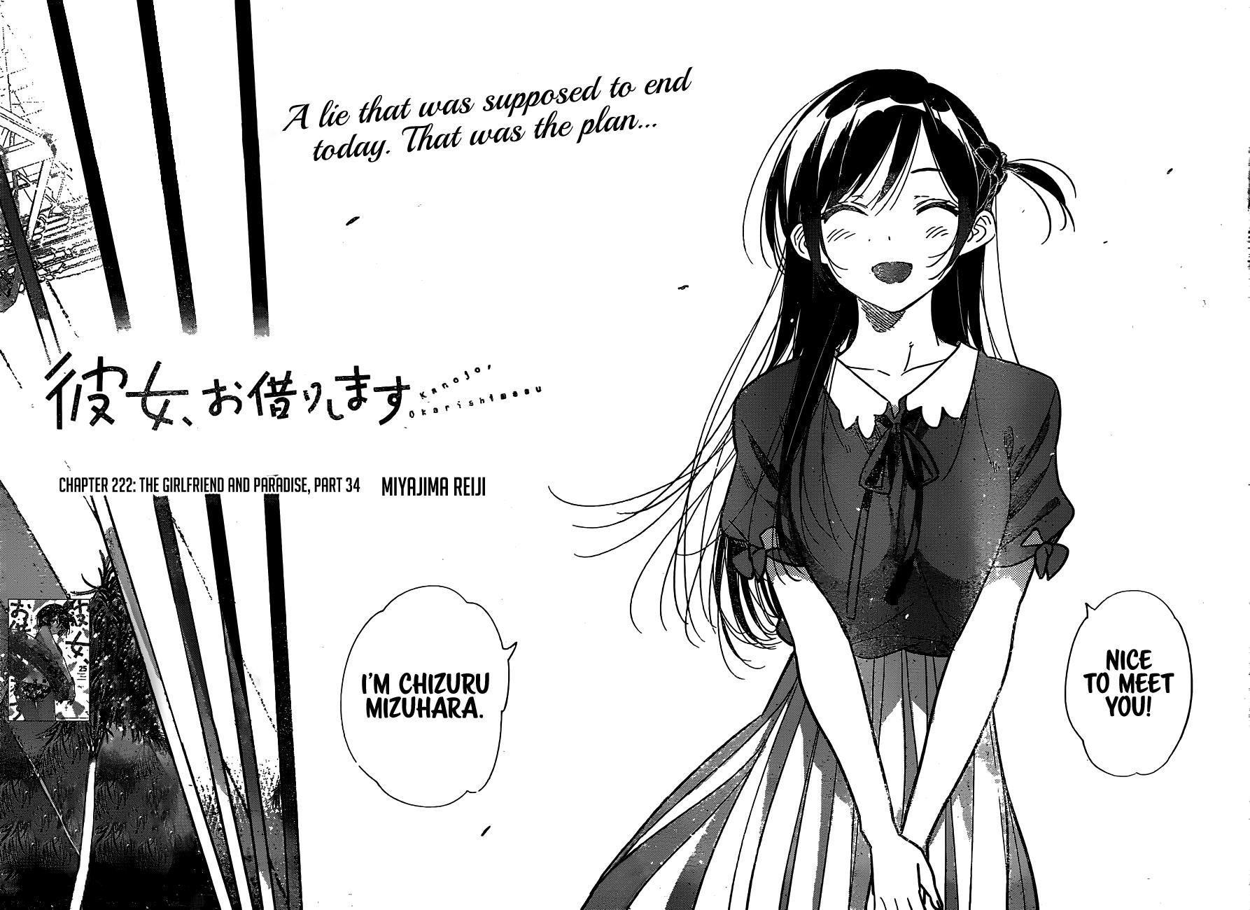Rent-A-Girlfriend Chap 222 - Next Chap 223