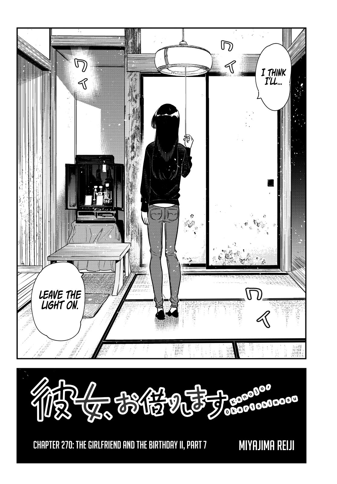 Rent-A-Girlfriend Chap 270 - Next Chap 271