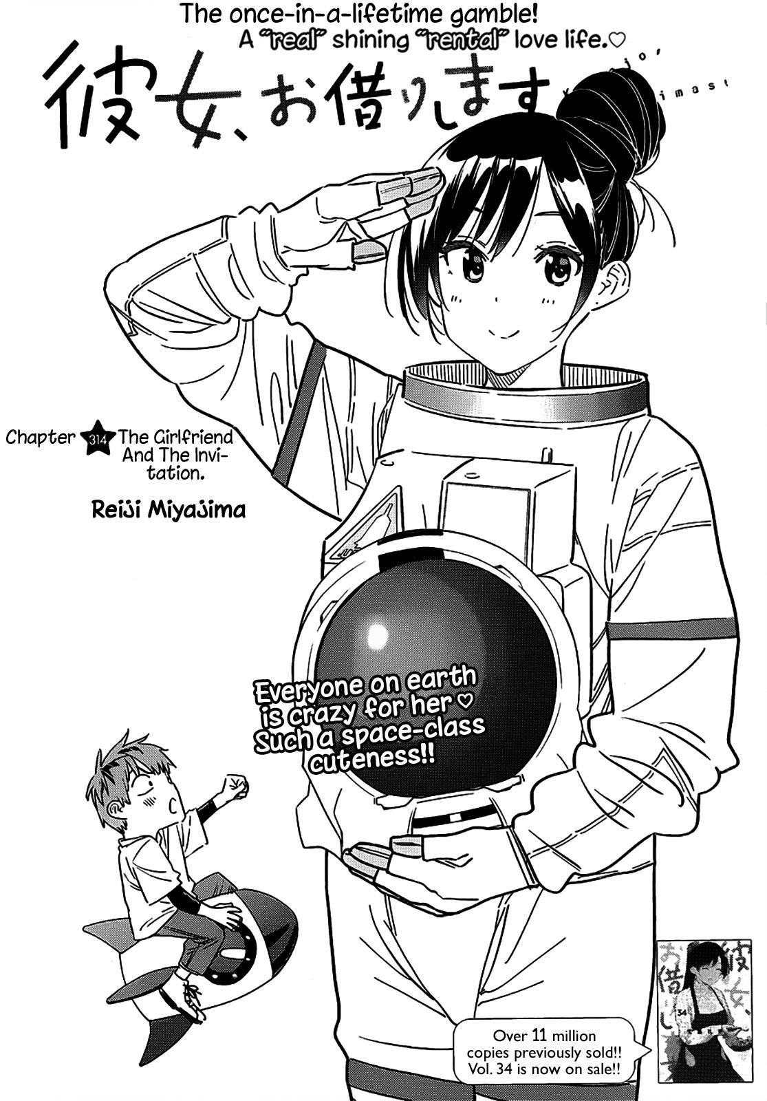 Rent-A-Girlfriend Chap 314 - Next Chap 315