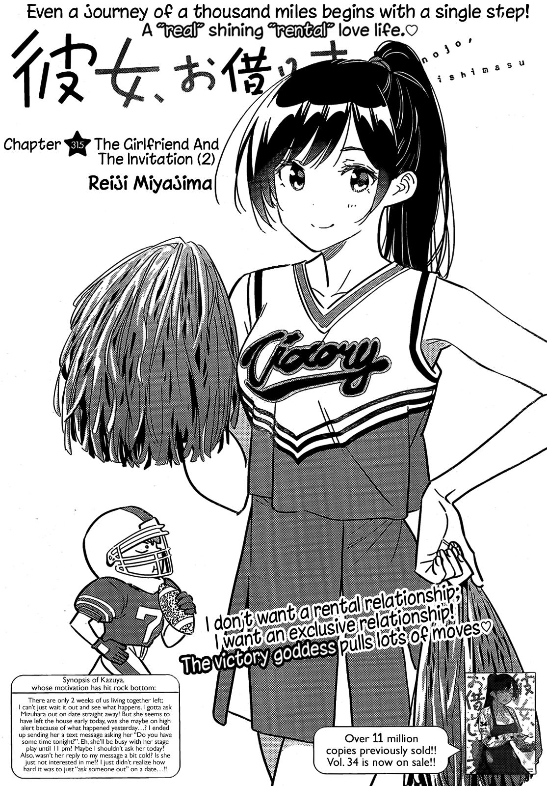 Rent-A-Girlfriend Chap 315 - Next Chap 316