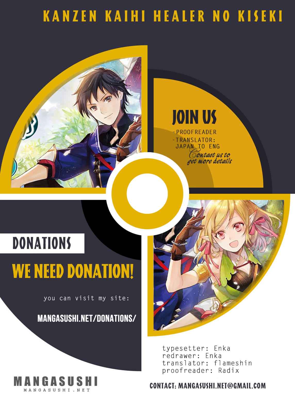Kanzen Kaihi Healer no Kiseki Chap 1 - Next Chap 2