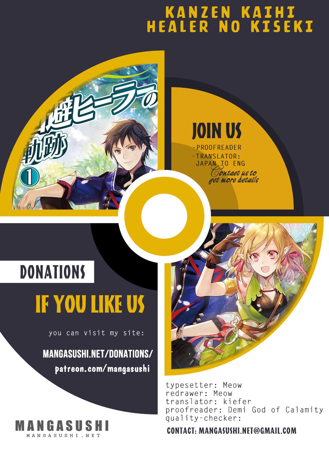 Kanzen Kaihi Healer no Kiseki Chap 29 - Next Chap 30