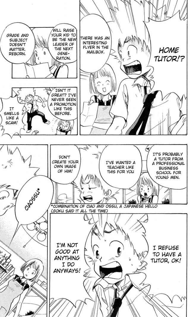 Katekyo Hitman Reborn! Chap 1 - Next Chap 2