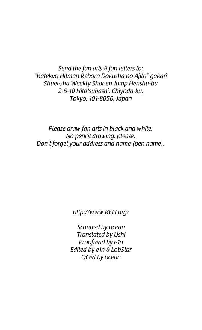 Katekyo Hitman Reborn! Chap 25 - Next Chap 26