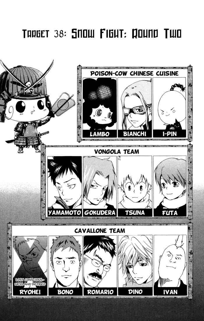 Katekyo Hitman Reborn! Chap 38 - Next Chap 39