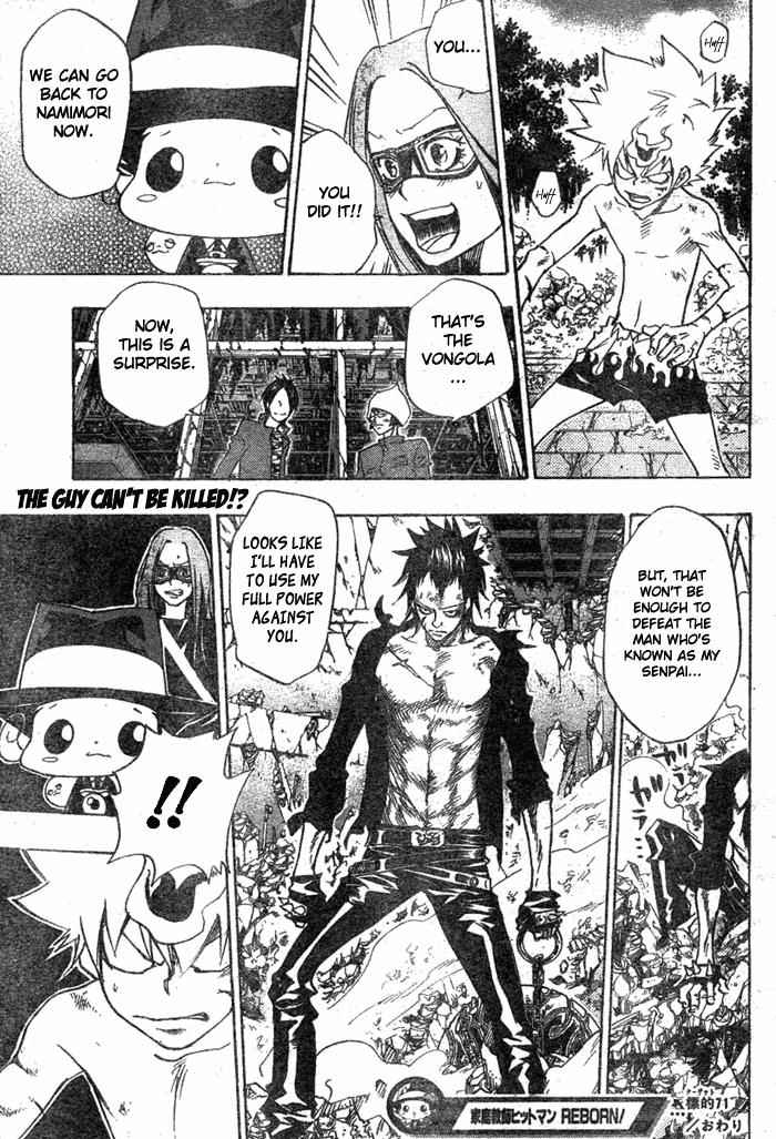 Katekyo Hitman Reborn! Chap 71 - Next Chap 72