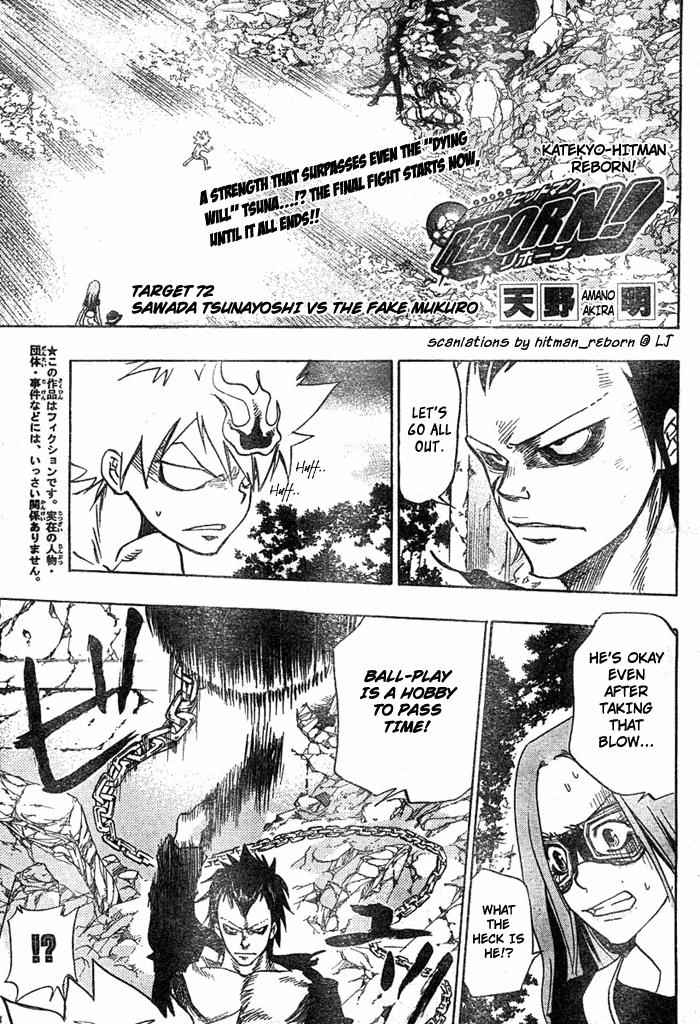 Katekyo Hitman Reborn! Chap 72 - Next Chap 73