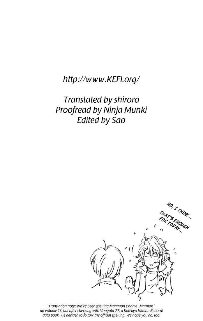 Katekyo Hitman Reborn! Chap 117 - Next Chap 118