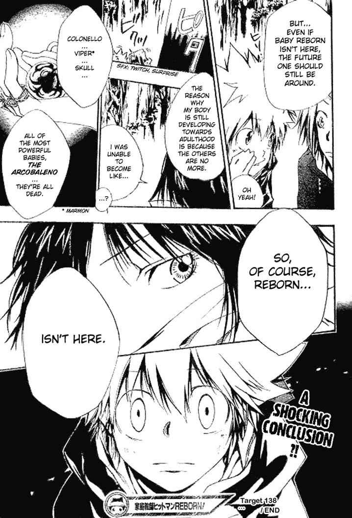 Katekyo Hitman Reborn! Chap 138 - Next Chap 139