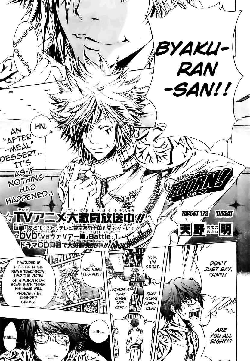 Katekyo Hitman Reborn! Chap 172 - Next Chap 173