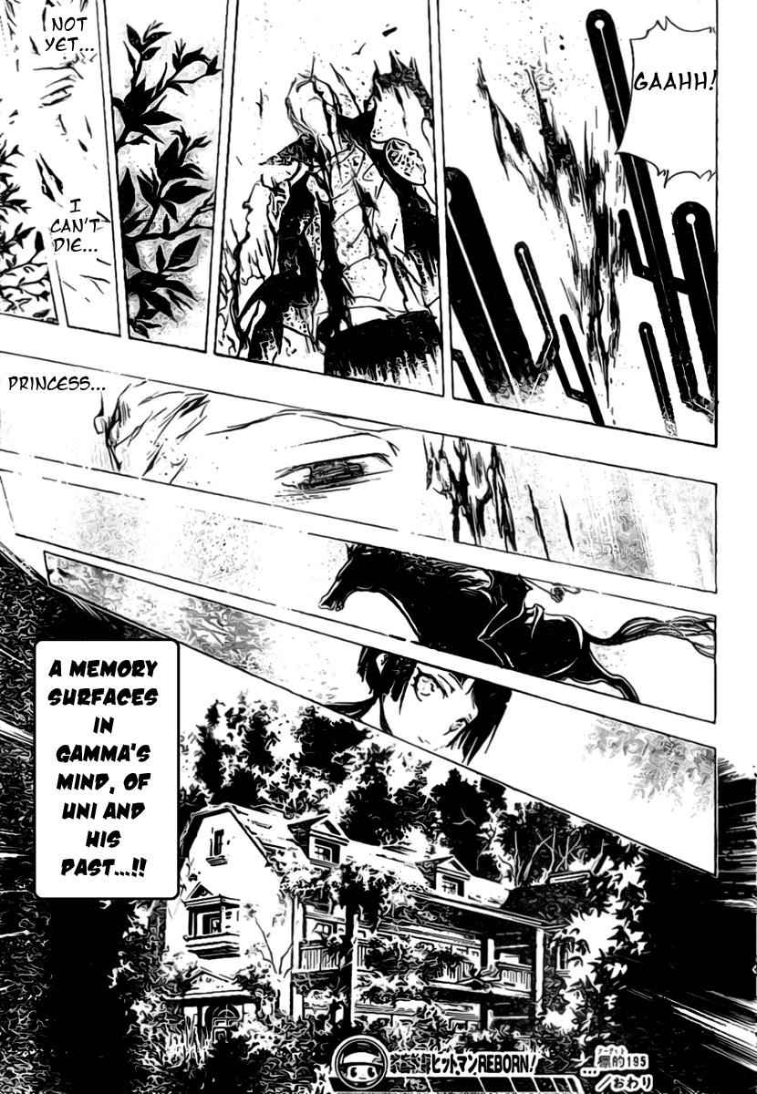 Katekyo Hitman Reborn! Chap 195 - Next Chap 196