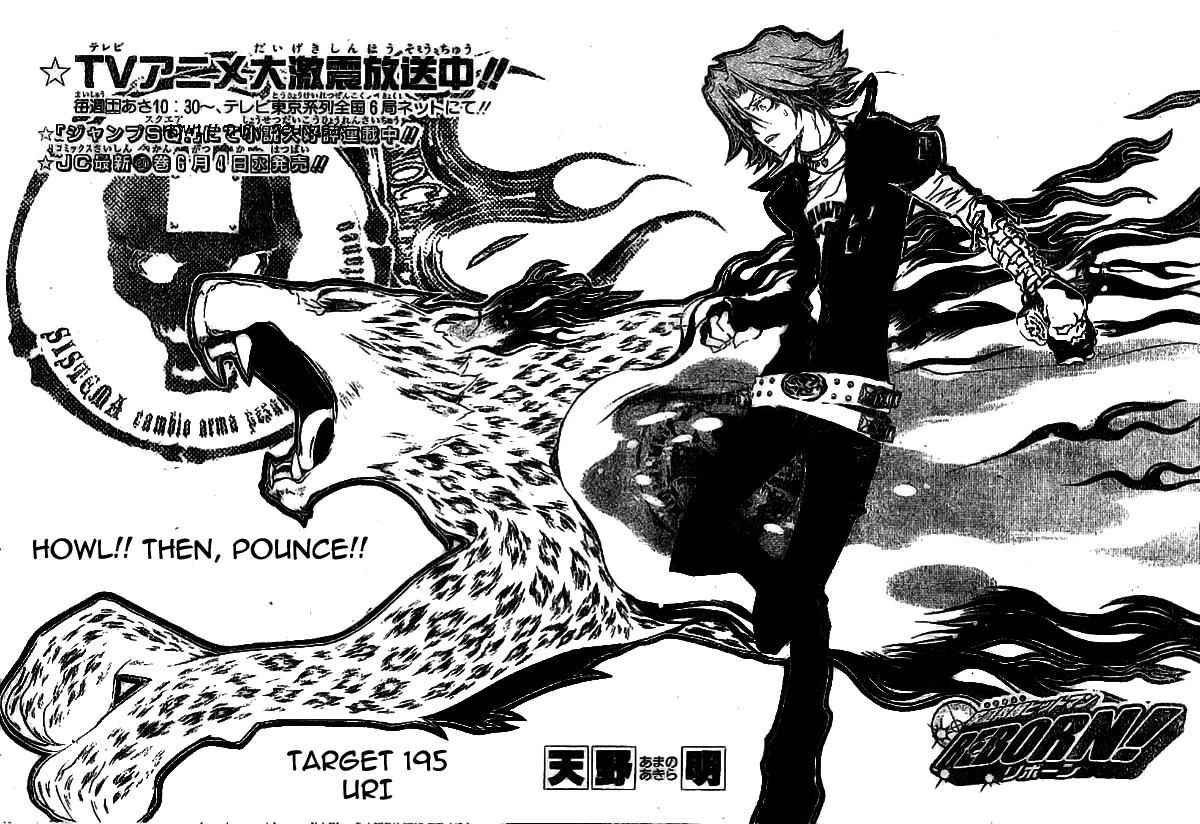 Katekyo Hitman Reborn! Chap 195 - Next Chap 196