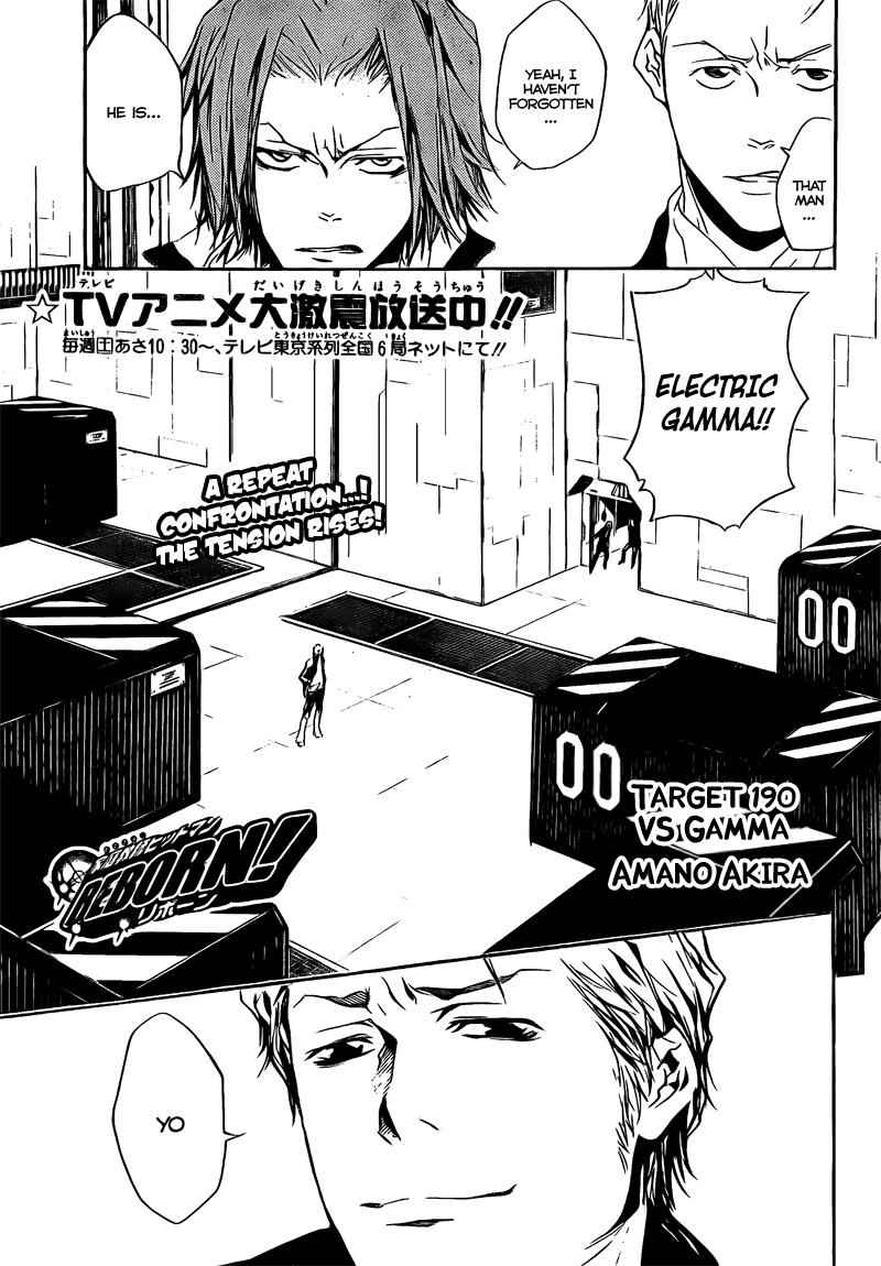 Katekyo Hitman Reborn! Chap 190 - Next Chap 191