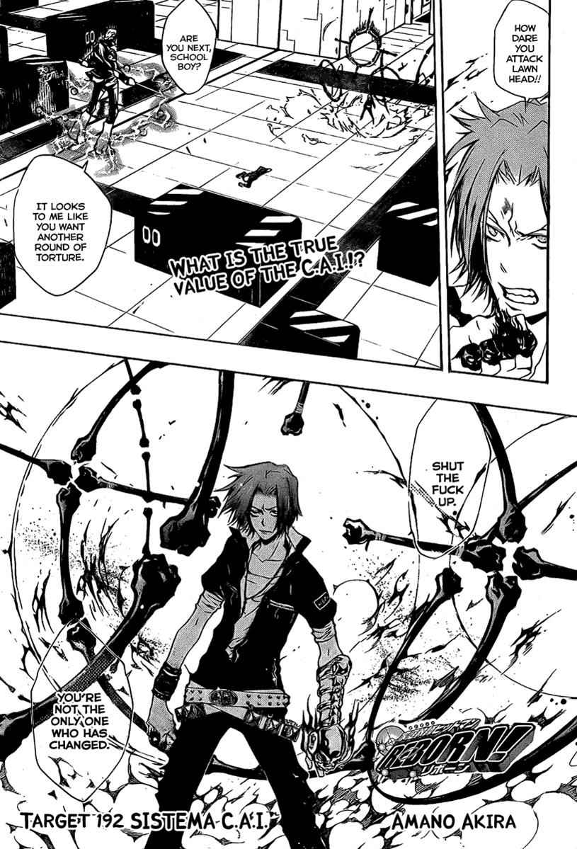 Katekyo Hitman Reborn! Chap 192 - Next Chap 193