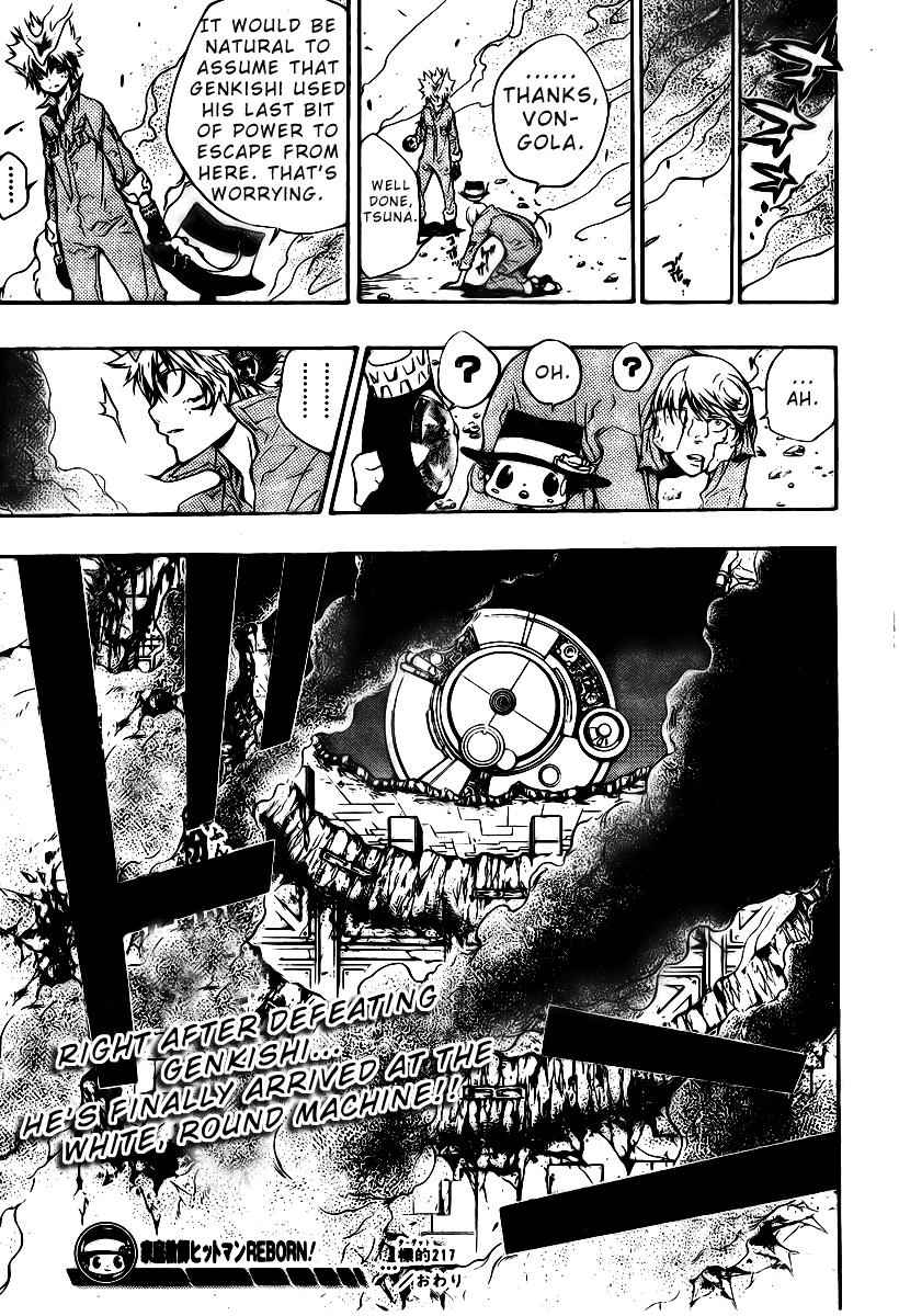 Katekyo Hitman Reborn! Chap 217 - Next Chap 218