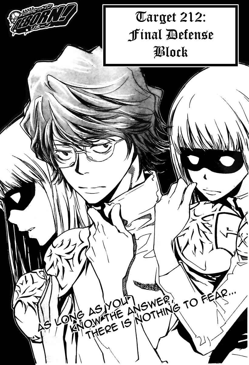 Katekyo Hitman Reborn! Chap 212 - Next Chap 213
