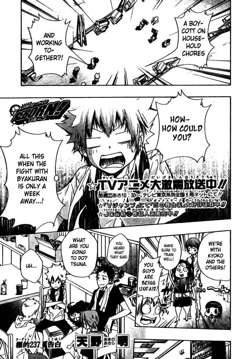Katekyo Hitman Reborn! Chap 237 - Next Chap 238
