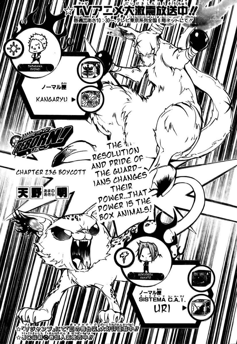 Katekyo Hitman Reborn! Chap 236 - Next Chap 237