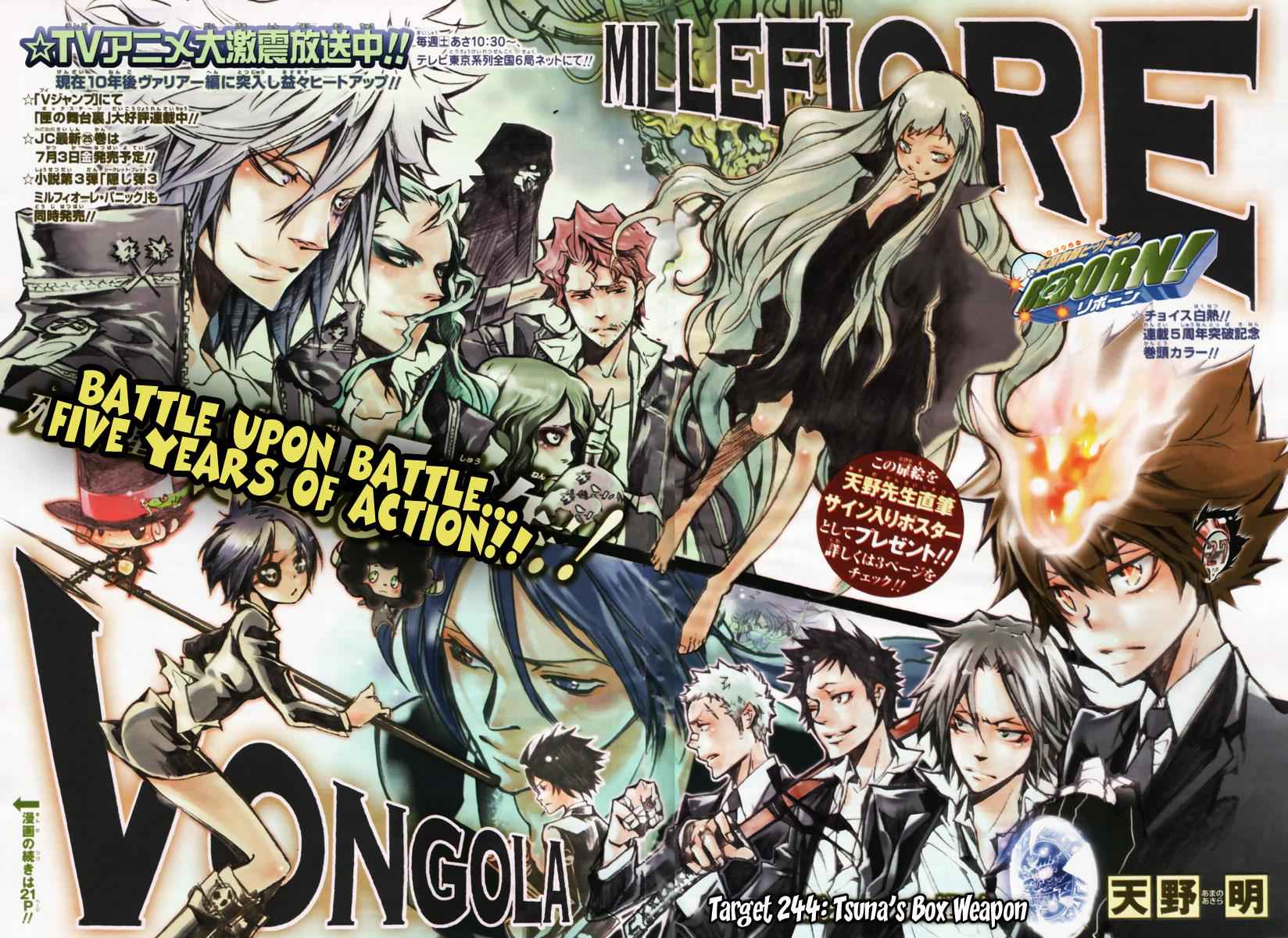Katekyo Hitman Reborn! Chap 244 - Next Chap 245
