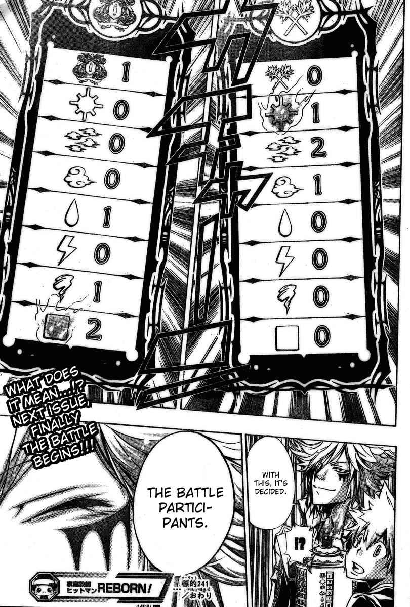 Katekyo Hitman Reborn! Chap 241 - Next Chap 242