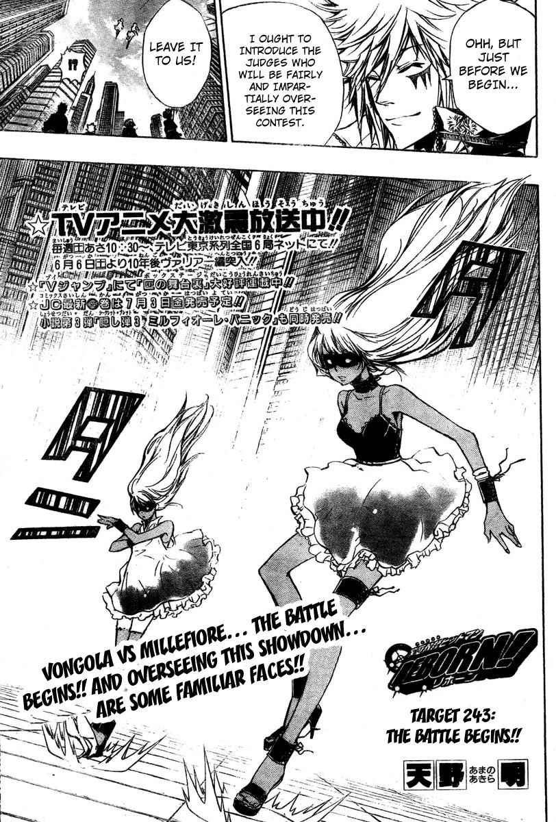 Katekyo Hitman Reborn! Chap 243 - Next Chap 244