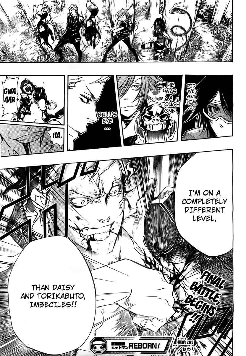 Katekyo Hitman Reborn! Chap 265 - Next Chap 266
