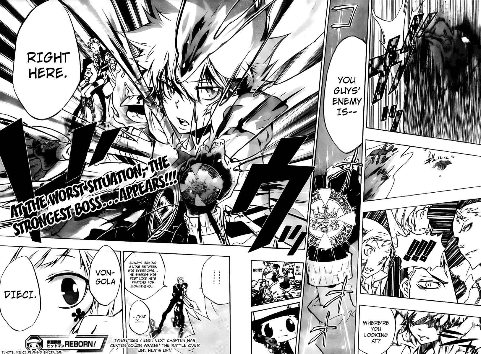 Katekyo Hitman Reborn! Chap 262 - Next Chap 263