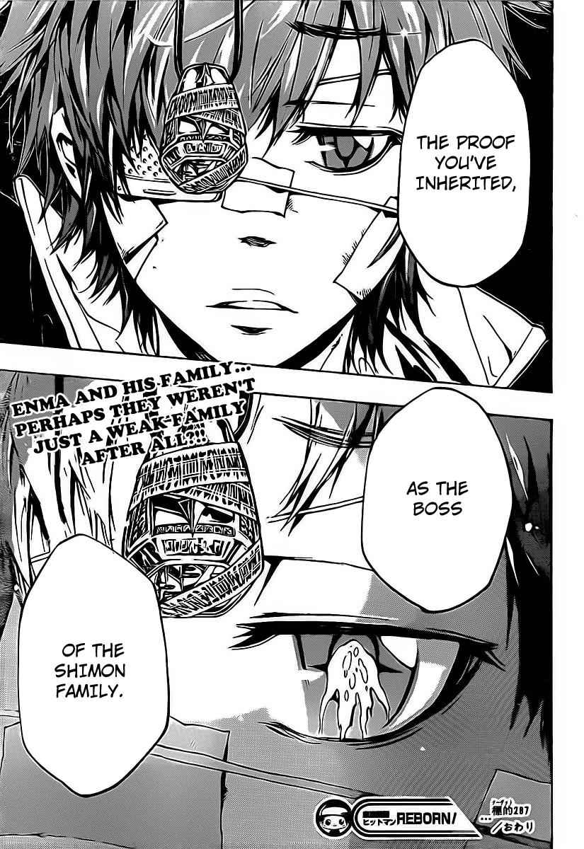 Katekyo Hitman Reborn! Chap 287 - Next Chap 288