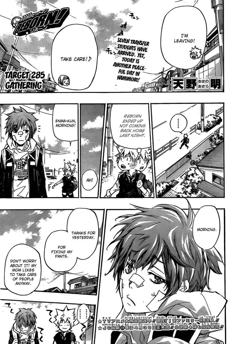 Katekyo Hitman Reborn! Chap 285 - Next Chap 286