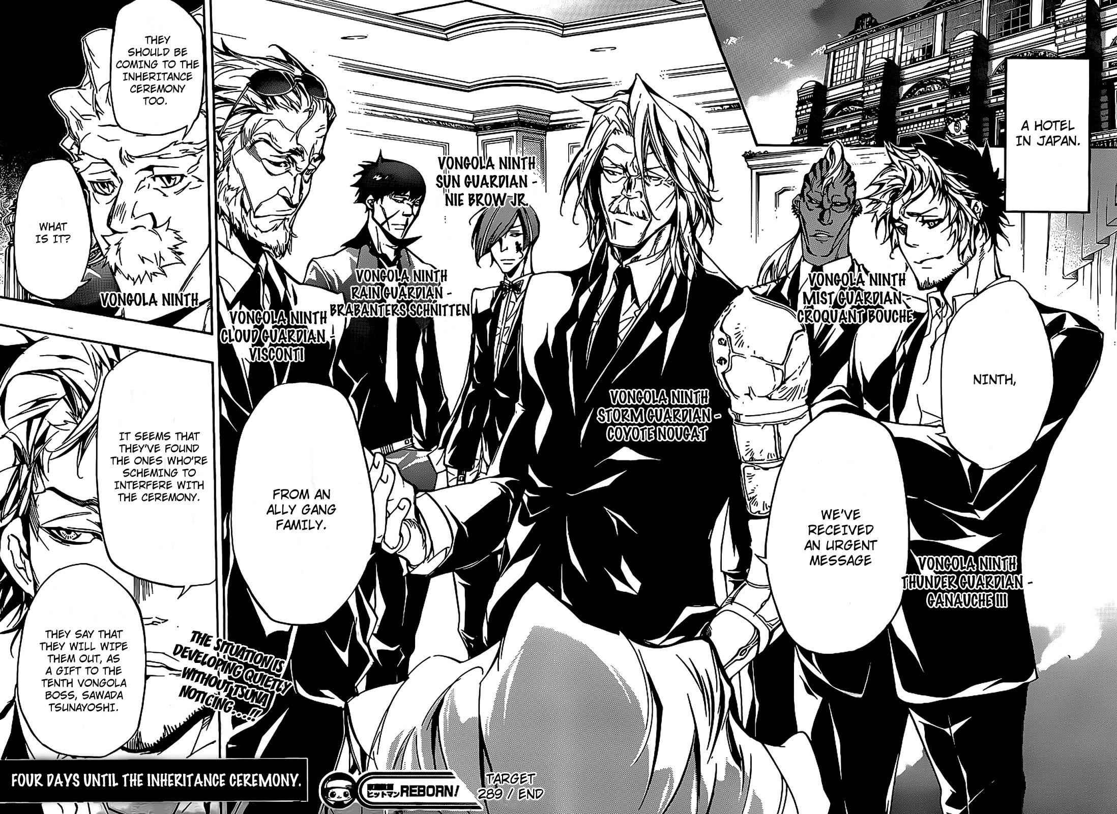 Katekyo Hitman Reborn! Chap 289 - Next Chap 290