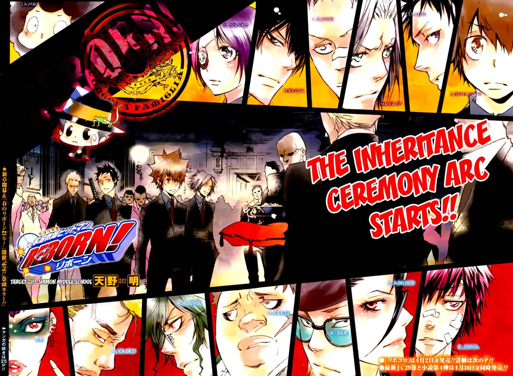 Katekyo Hitman Reborn! Chap 283 - Next Chap 284