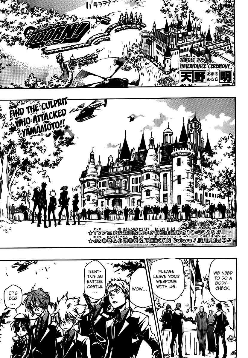 Katekyo Hitman Reborn! Chap 295 - Next Chap 296