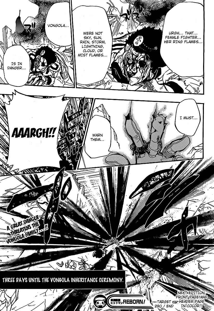 Katekyo Hitman Reborn! Chap 290 - Next Chap 291
