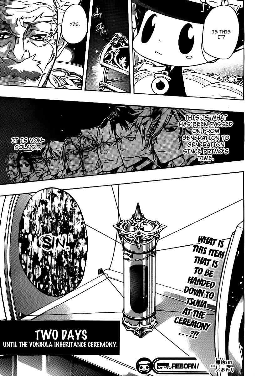 Katekyo Hitman Reborn! Chap 291 - Next Chap 292