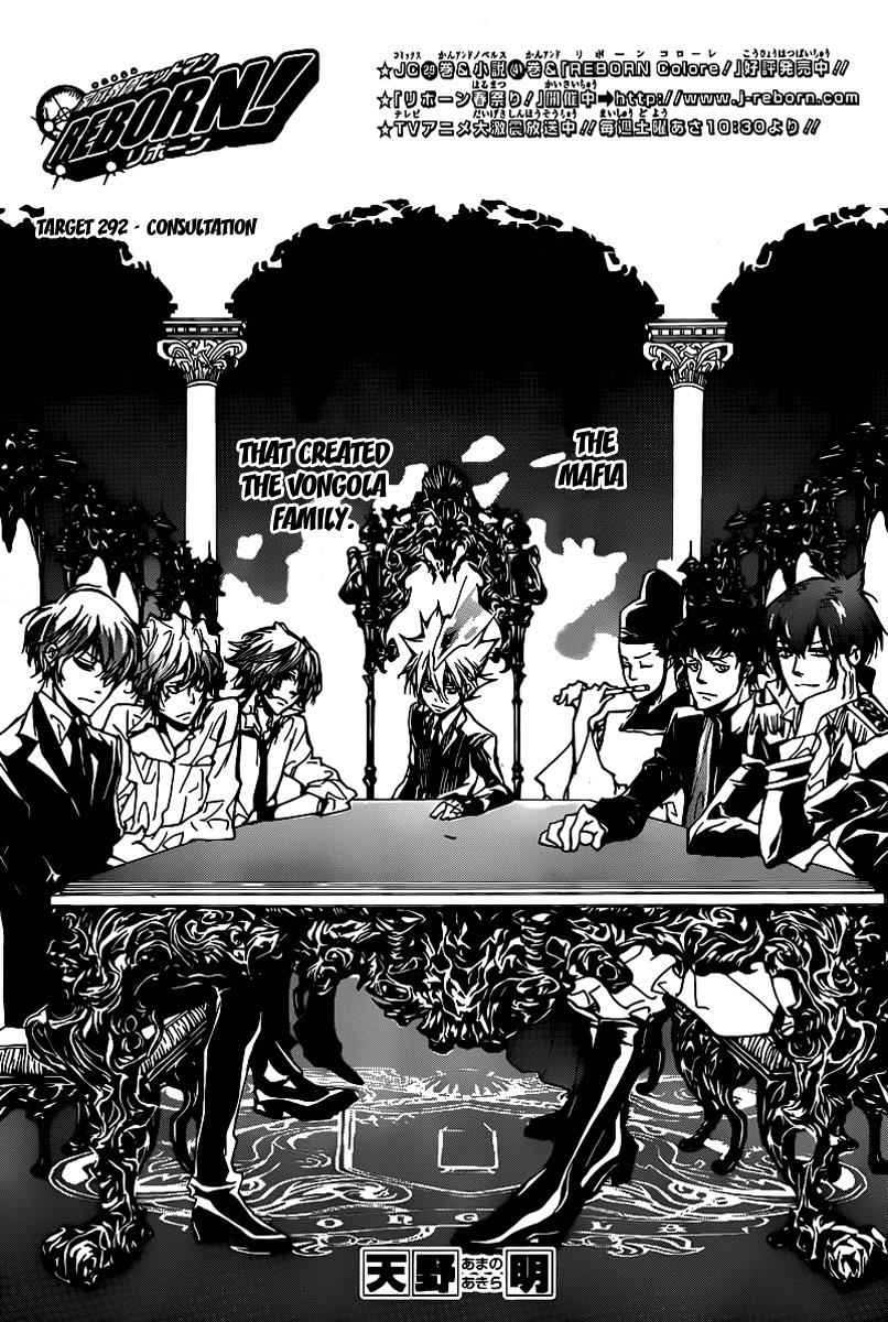 Katekyo Hitman Reborn! Chap 292 - Next Chap 293